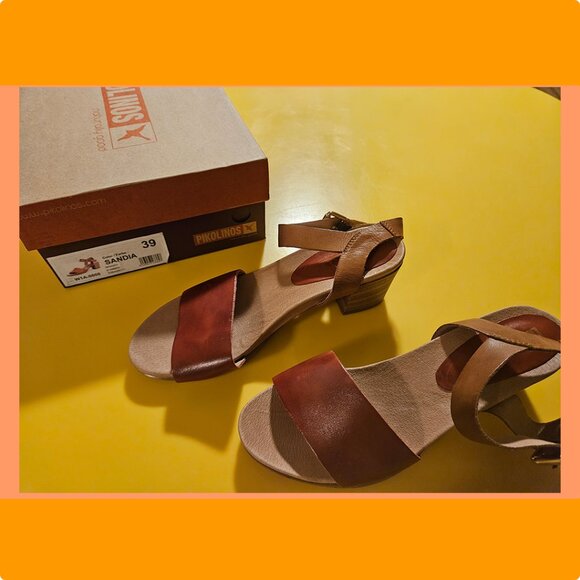 PIKOLINOS SANDIA Leather Sandal – BRAND NEW!!! - Picture 1 of 4